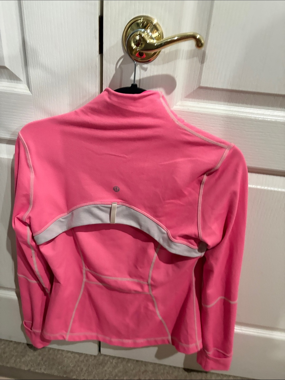 lululemon athletica Hot Pink and Light Gray Athletic Jacket - Picture 3 of 3